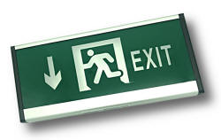 uscita di emergenza led