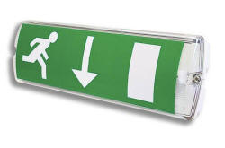 luce di emergenza led con uscita
