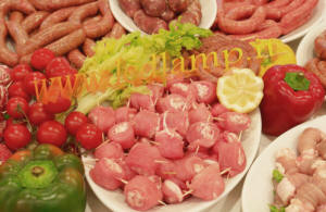 illuminazione frutta e verdura