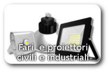 fari e proiettori LED illumionazione industriale