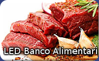 led per alimentari e carni