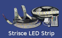 strisce LED luminose